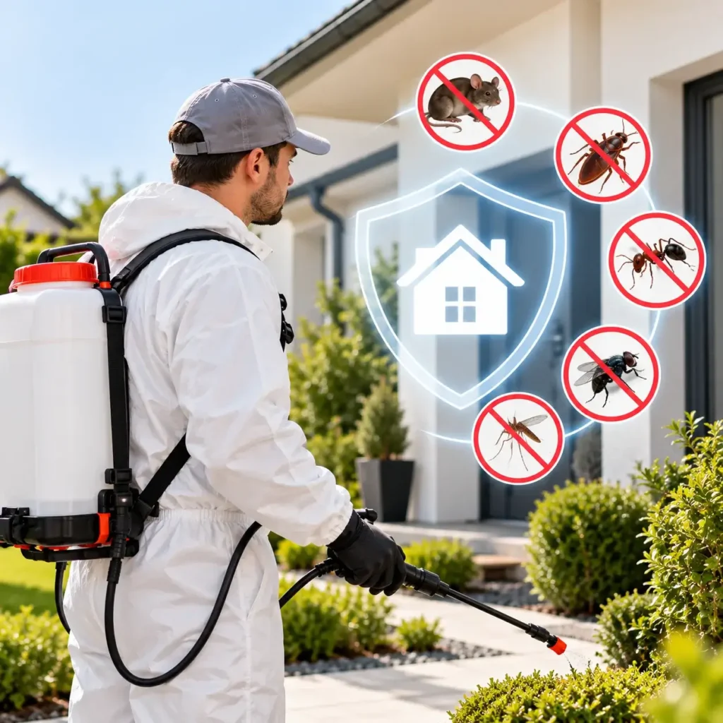 Professional pest control for common household pests