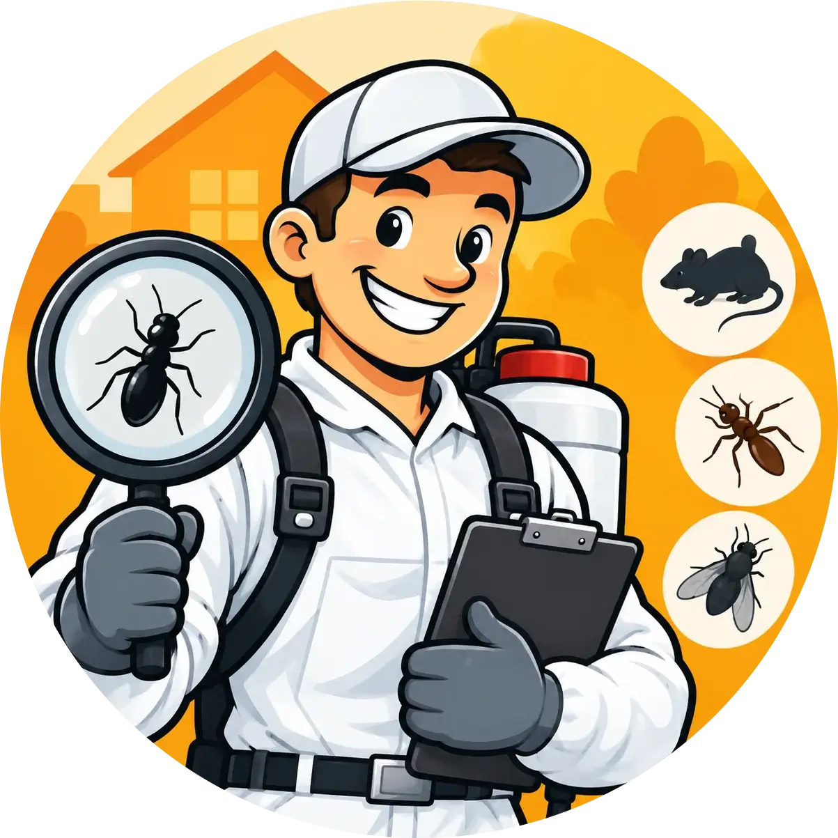 Professional pest control for common household pests